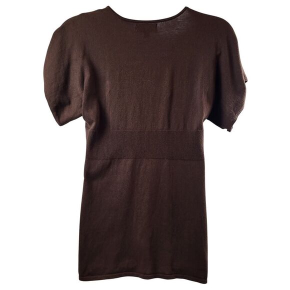 Sonoma Life + Style X-Large Brown Cotton Blend  Tunic / Swimsuit Cover-up Beach - Picture 4 of 11